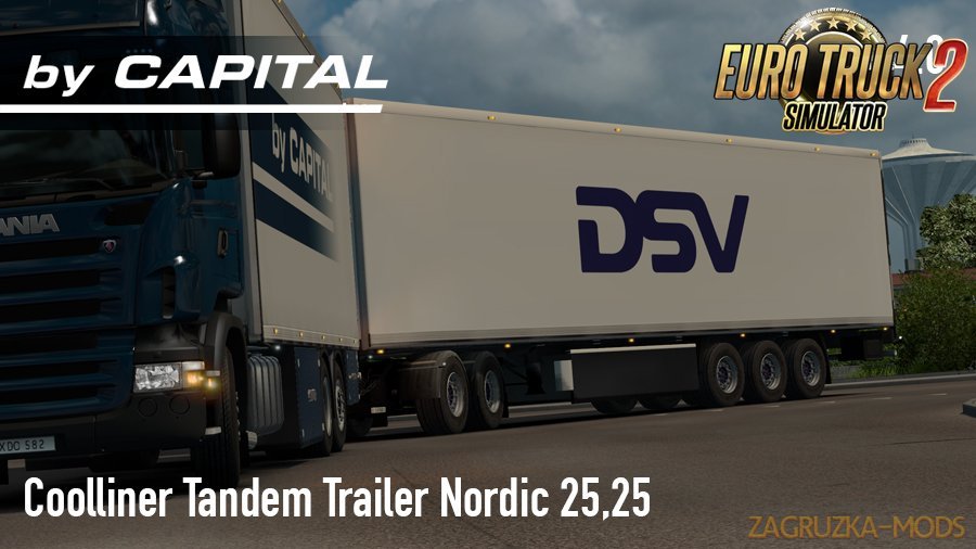 Tandem Nordic Trailer 25,25 v4.0 ByCapital