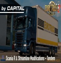 Scania R & S by RJL Tandem v5.0 ByCapital (1.28.x) for ETS 2