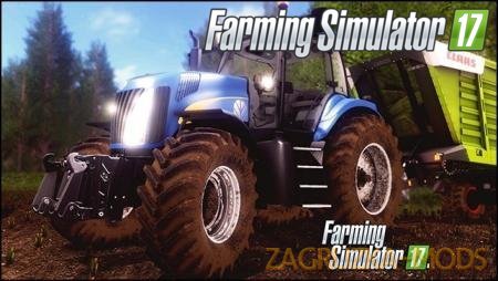 Tractor New Holland TG200 (230, 255, 285) v3.0 for Fs17
