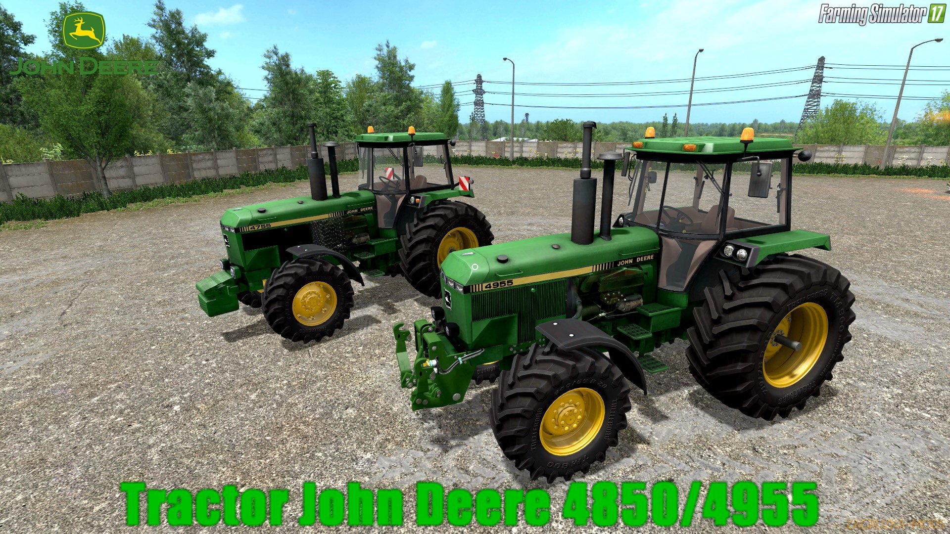 John Deere 4850/4955 v2.1.1 for FS 17