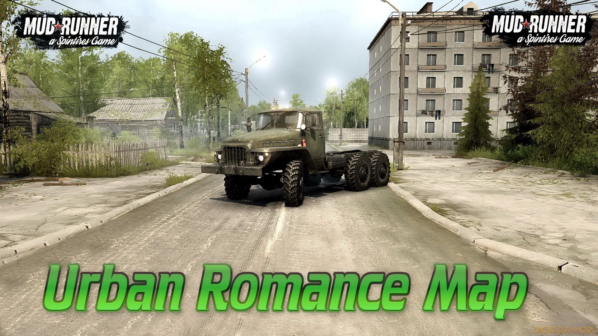 Urban Romance Map (Городская романтика) v1.0 (v07.11.17) for Spin Tires: MudRunner