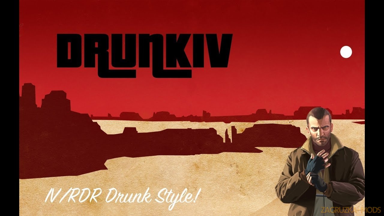 Drunk Style Mod v1.4 for GTA 5