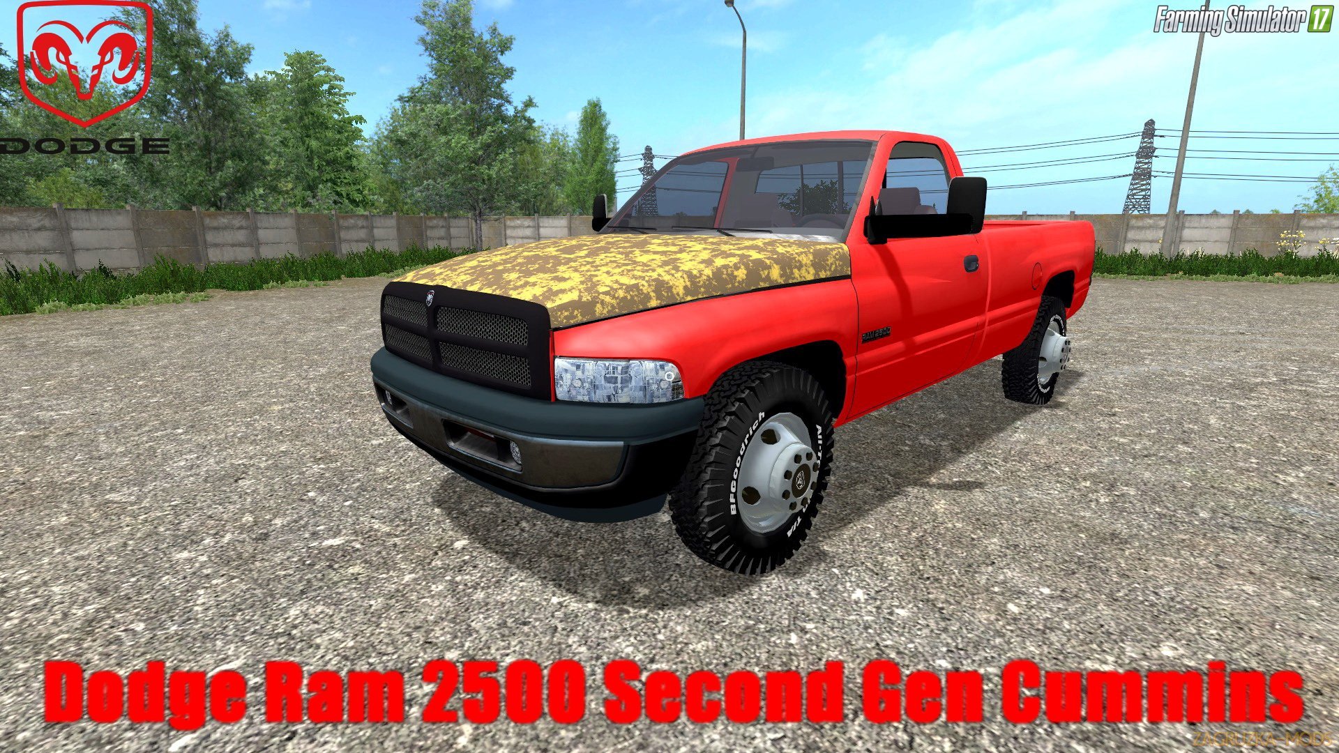 Dodge Ram 2500 Second Gen Cummins 1994 v1.0 for FS 17