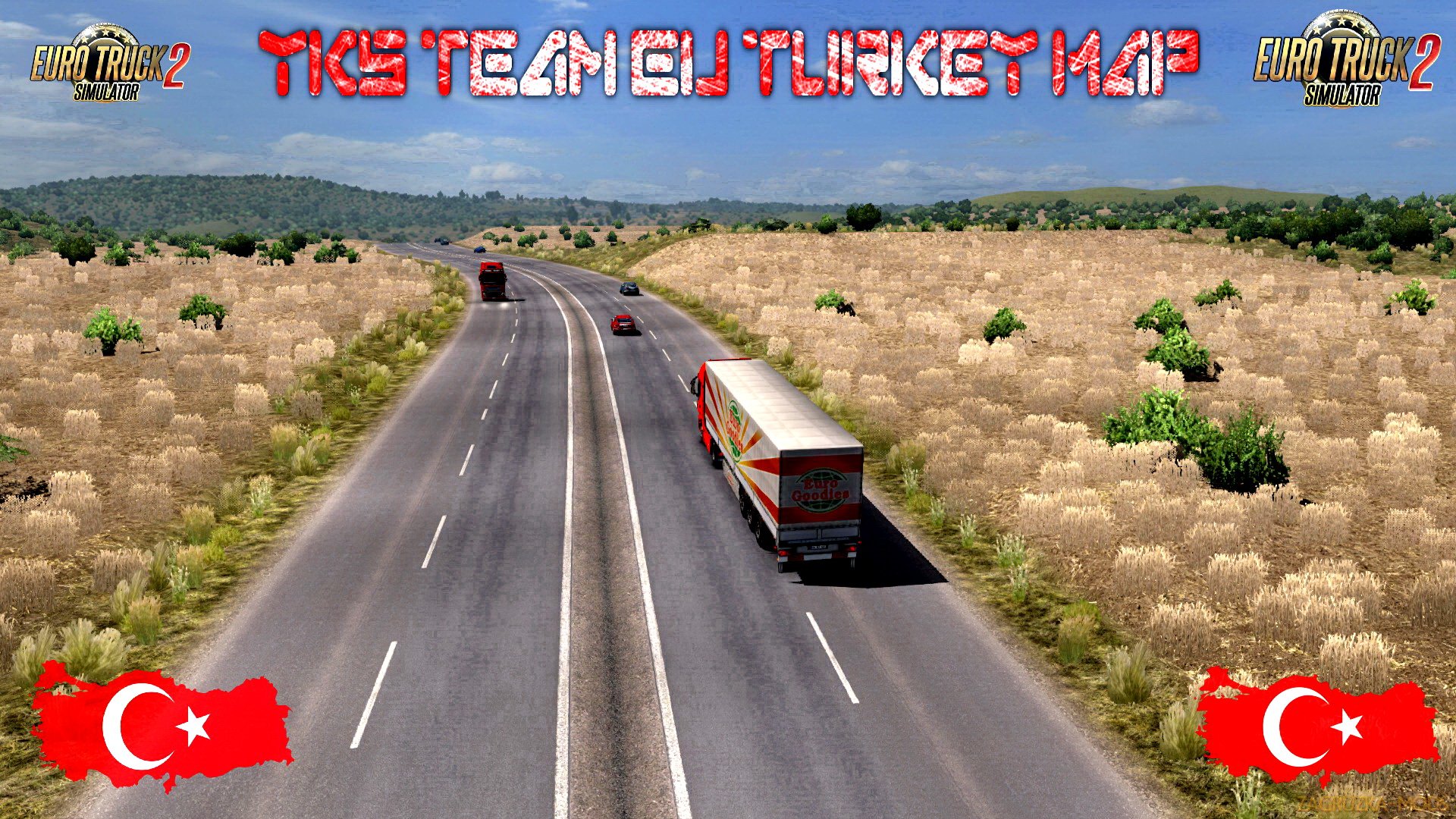 YKS Team EU Turkey Map v1.4.5 (1.28.x) for ETS 2