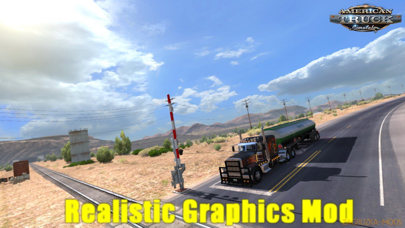 Realistic Graphics Mod v1.9.1 by Frkn64 (1.29.x) for ATS