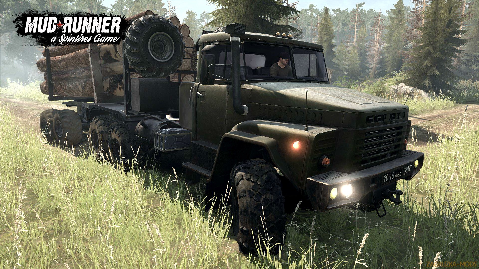 KrAZ-260 (M) v1.0 (v07.11.17) for Spin Tires: MudRunner