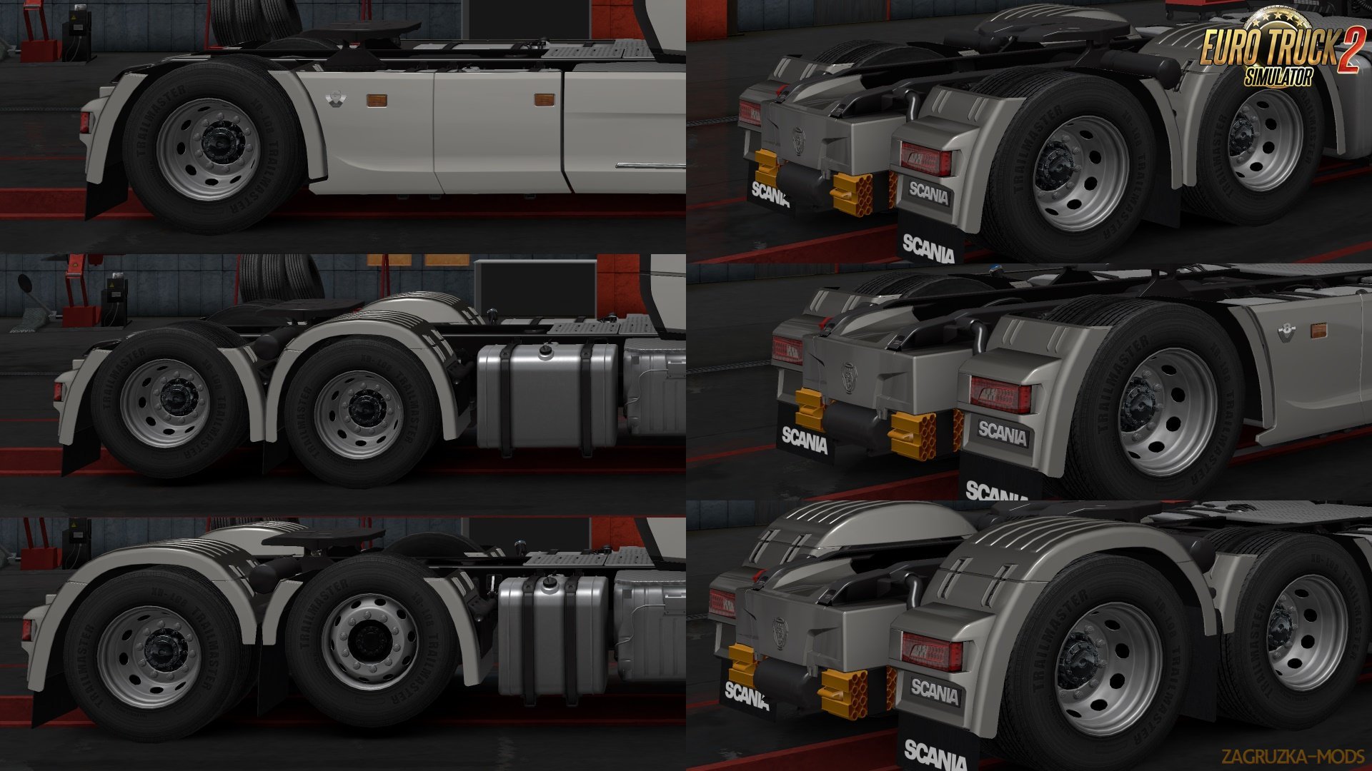 Rear Fender Paint and Plastic Cut Scania Next Gen v1.0 [1.30]