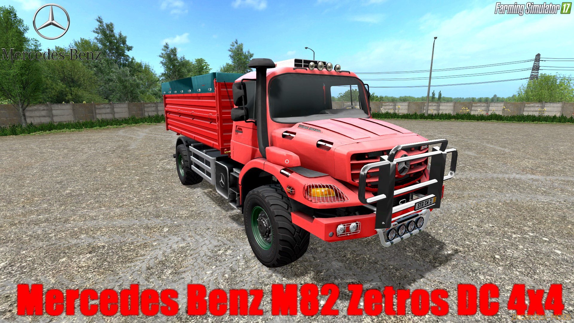 Mercedes Benz M82 Zetros DC 4x4 v1.0 for FS 17