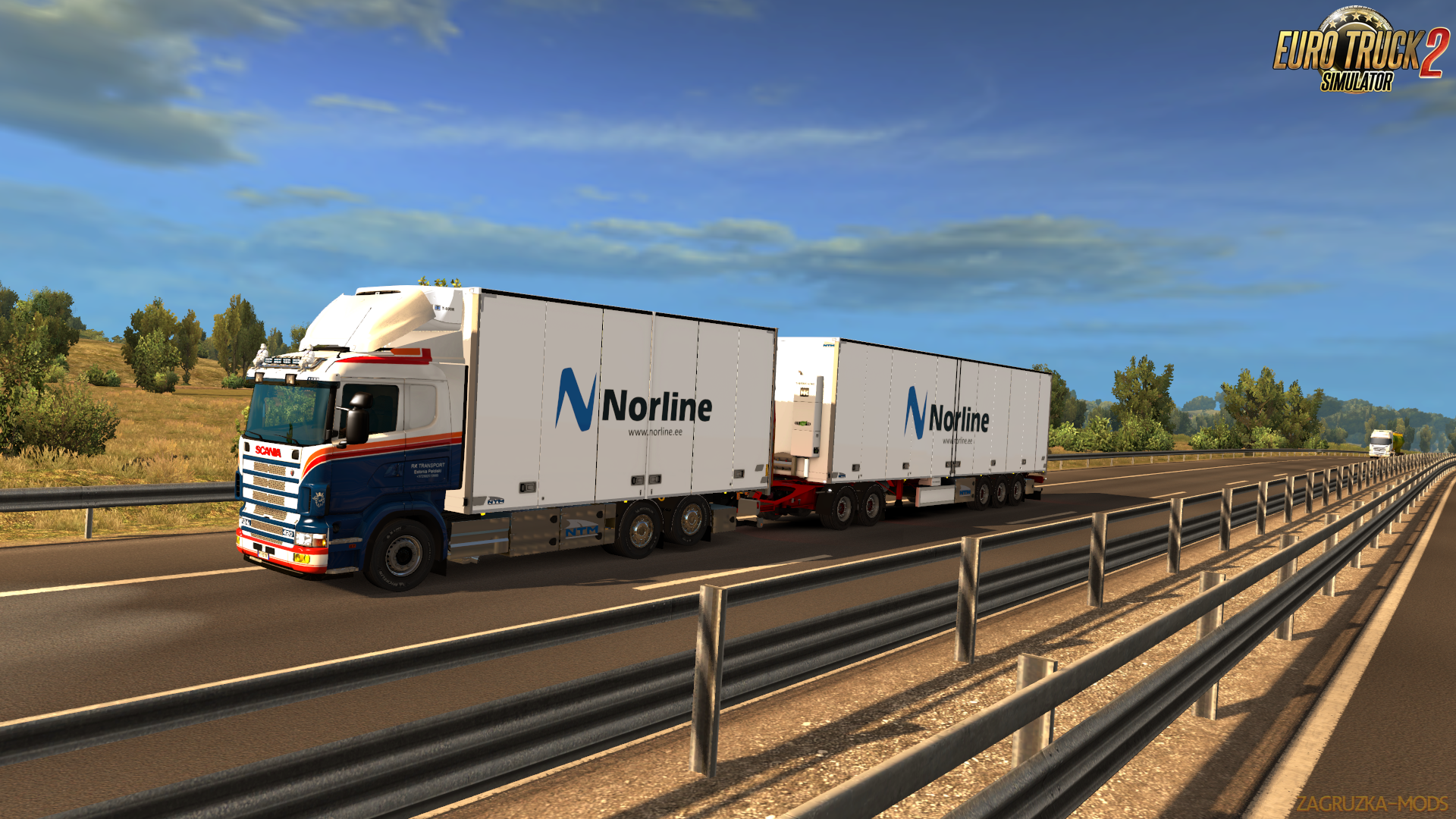 Kraker/NTM Tandem addon for RJL Scania RS and R4 by Kast