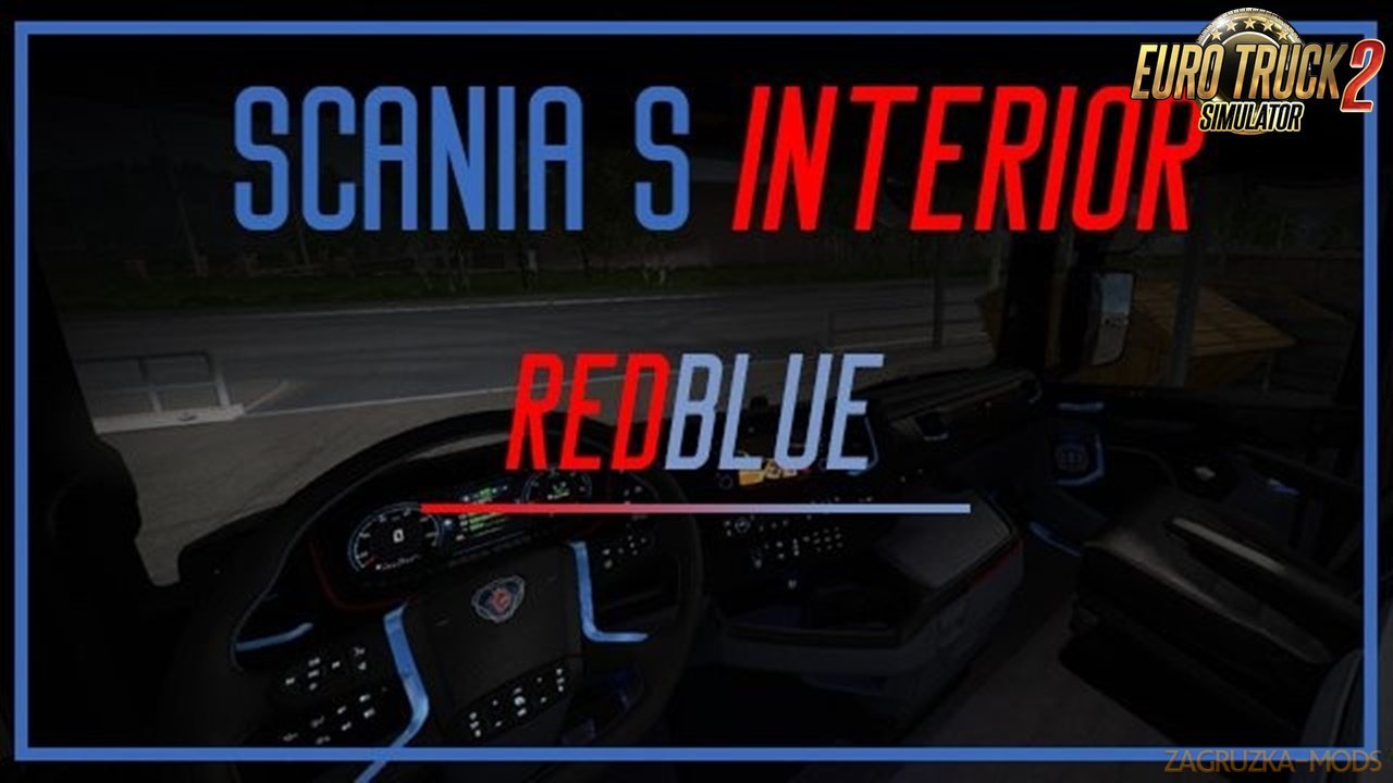RedBlue interior for Scania S Next Gen