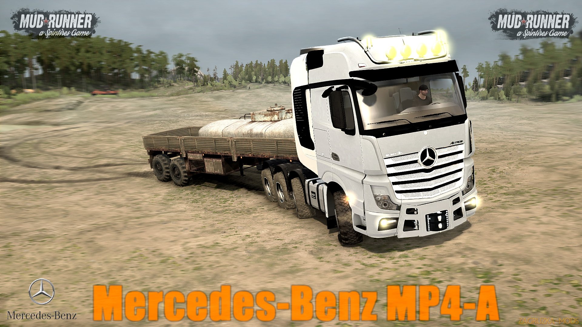 Mercedes-Benz MP4-A v1.0 (v07.11.17) for Spin Tires: MudRunner