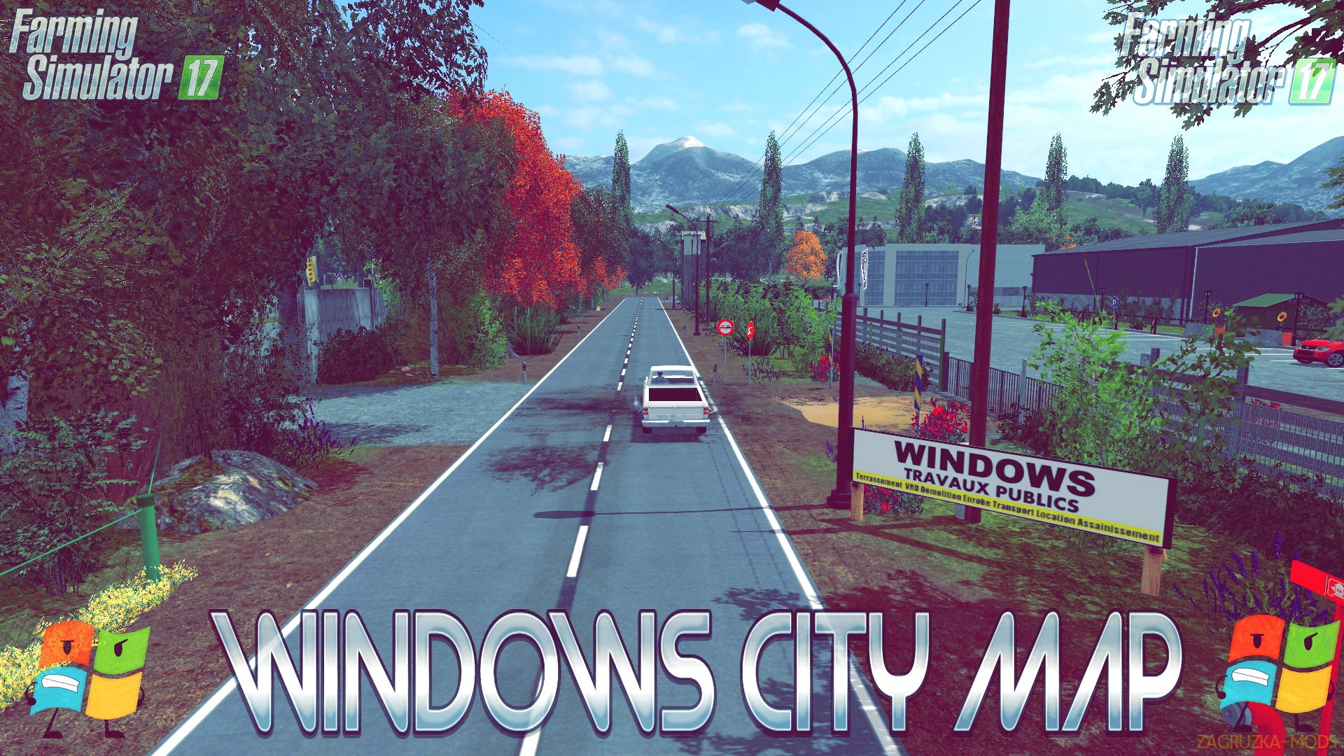 Windows City Map v1.0 for FS 17