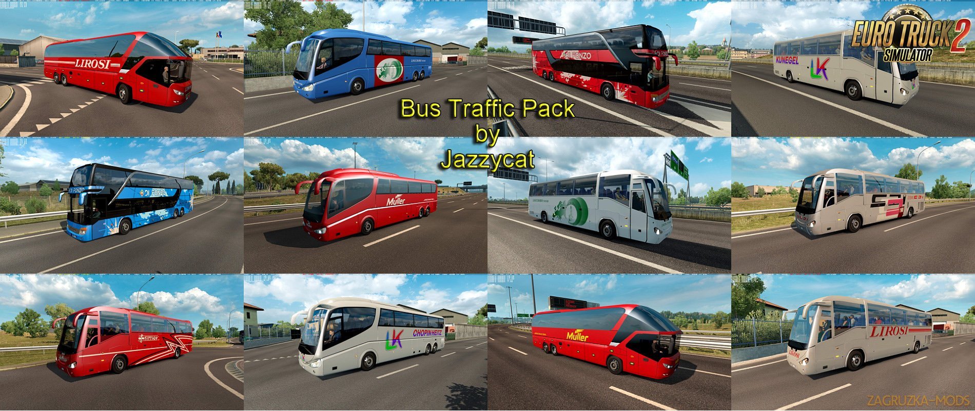 Bus Traffic Pack v3.2 by Jazzycat