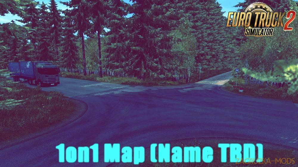 1on1 Map (Name TBD) v1.0 by Humbby (1.30.x) for ETS 2