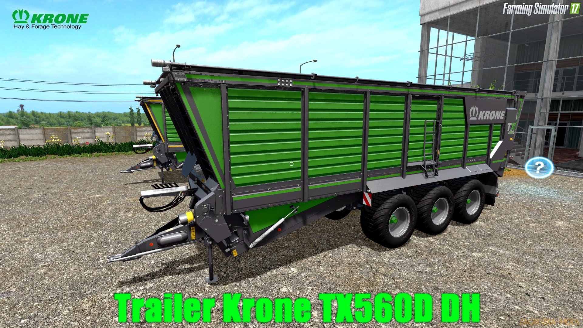 Trailer Krone TX560D DH v1.0 for FS 17