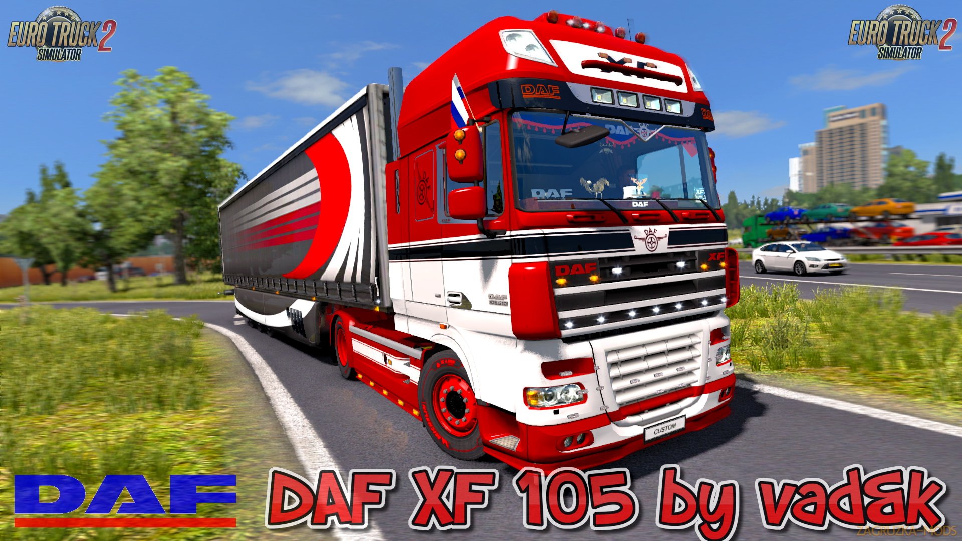 DAF XF 105 v5.4 by vad&k (1.30.x) for ETS 2