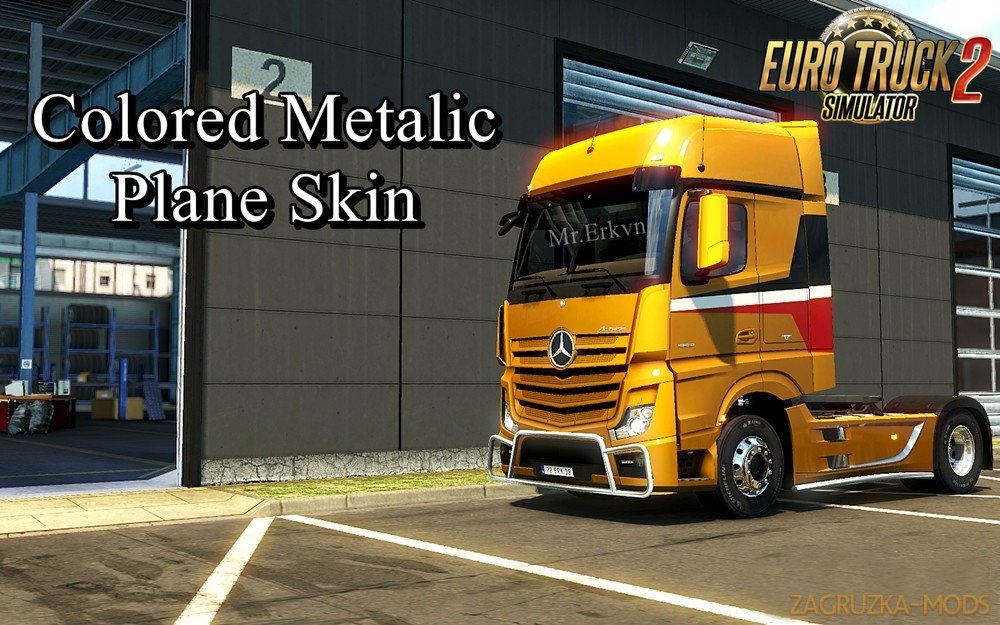 Paintable Metalic Plane Skin for Mercedes MP IV