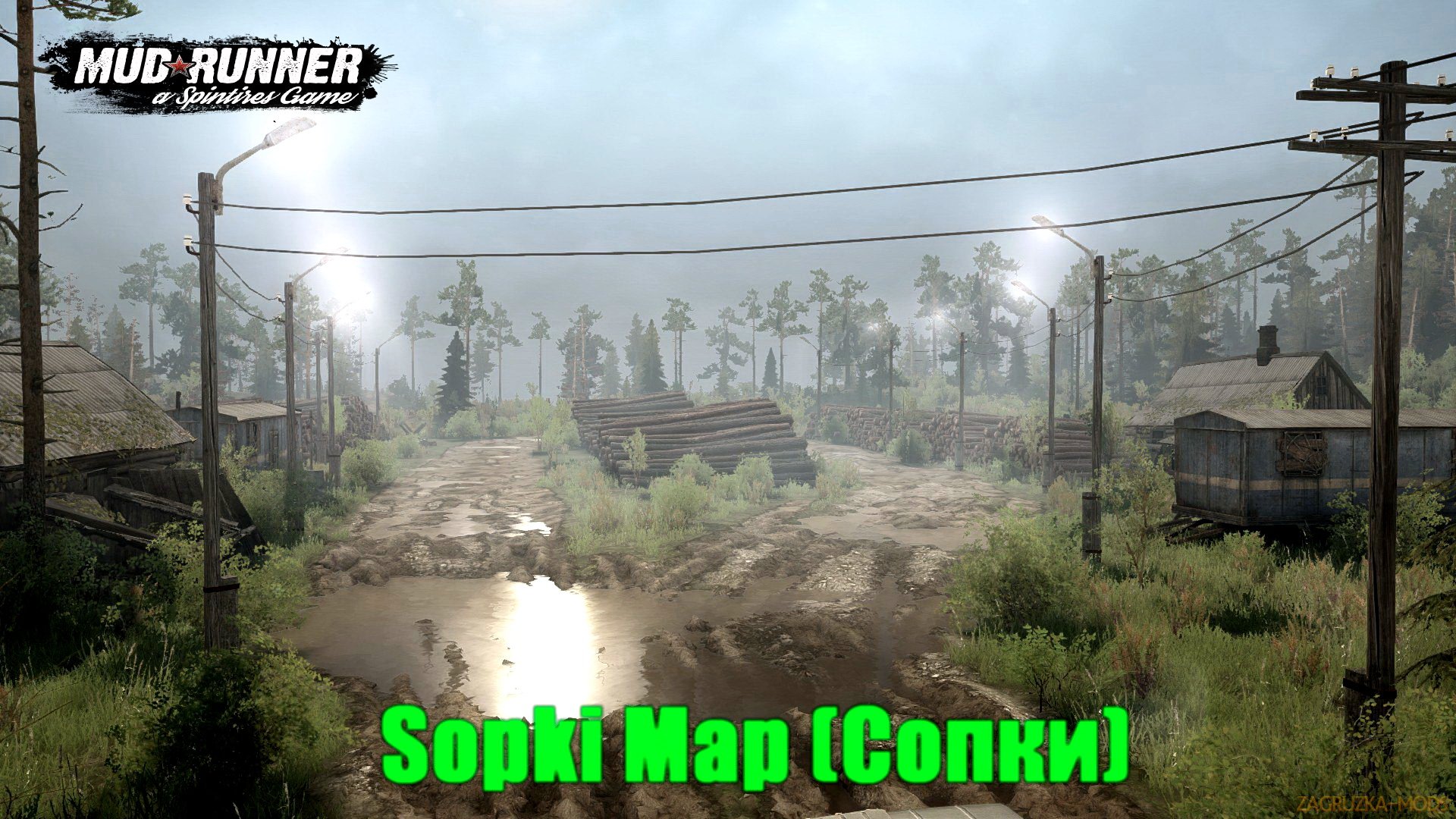 Sopki Map (Сопки) v1.0 (v07.11.17) for Spin Tires: MudRunner