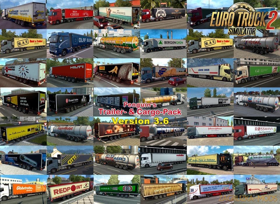 Penguins Trailer and CargoPack v3.6