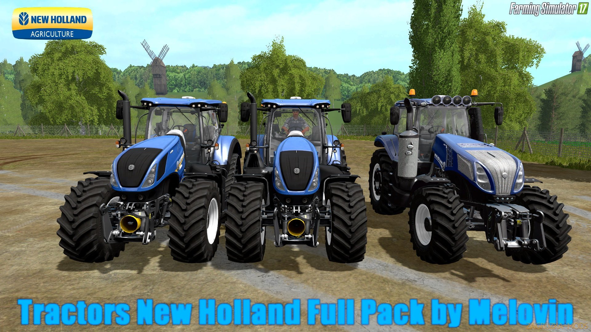 New Holland Full Pack v1.0 by Melovin for FS 17