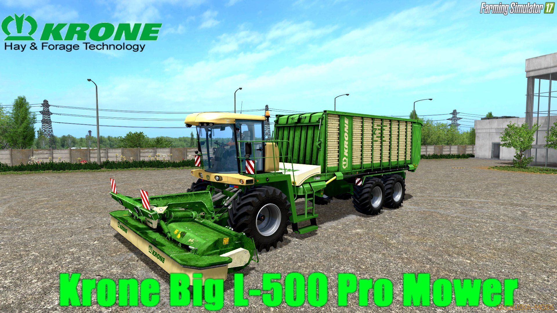 Krone Big L-500 Pro Mower v1.0 for FS 17