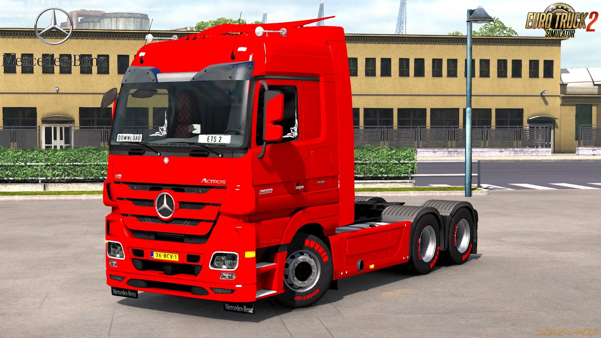 Mercedes Actros MP3 Reworked v2.2 by Schumi (1.30.x) for ETS 2