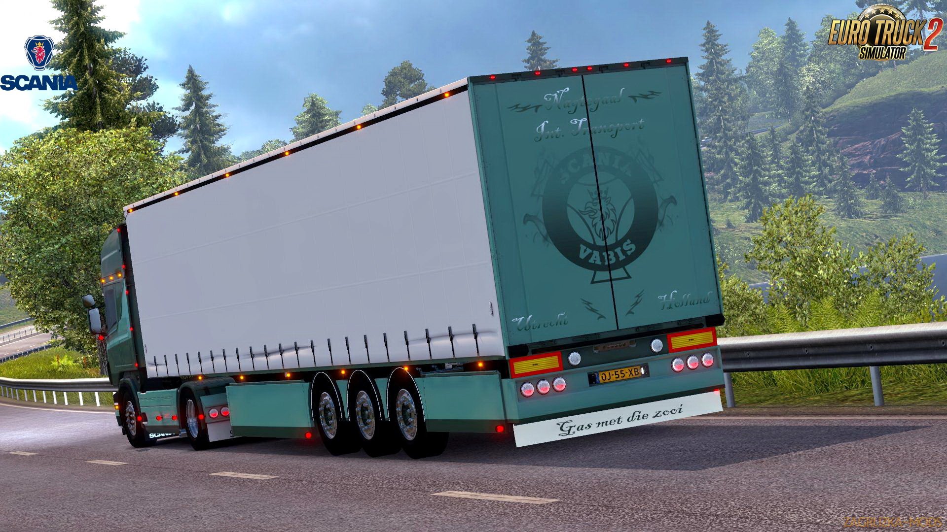 Scania R500 Nagtegaal Edition + Trailer v1.0 (1.30.x) for ETS 2