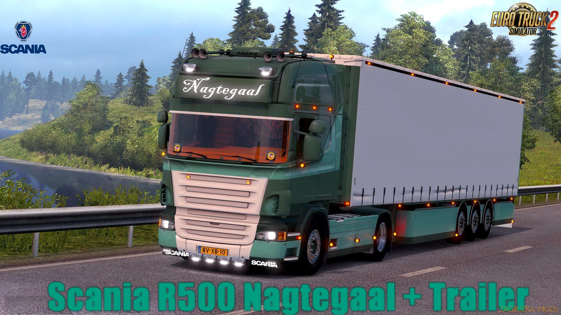 Scania R500 Nagtegaal Edition + Trailer v1.0 (1.30.x) for ETS 2