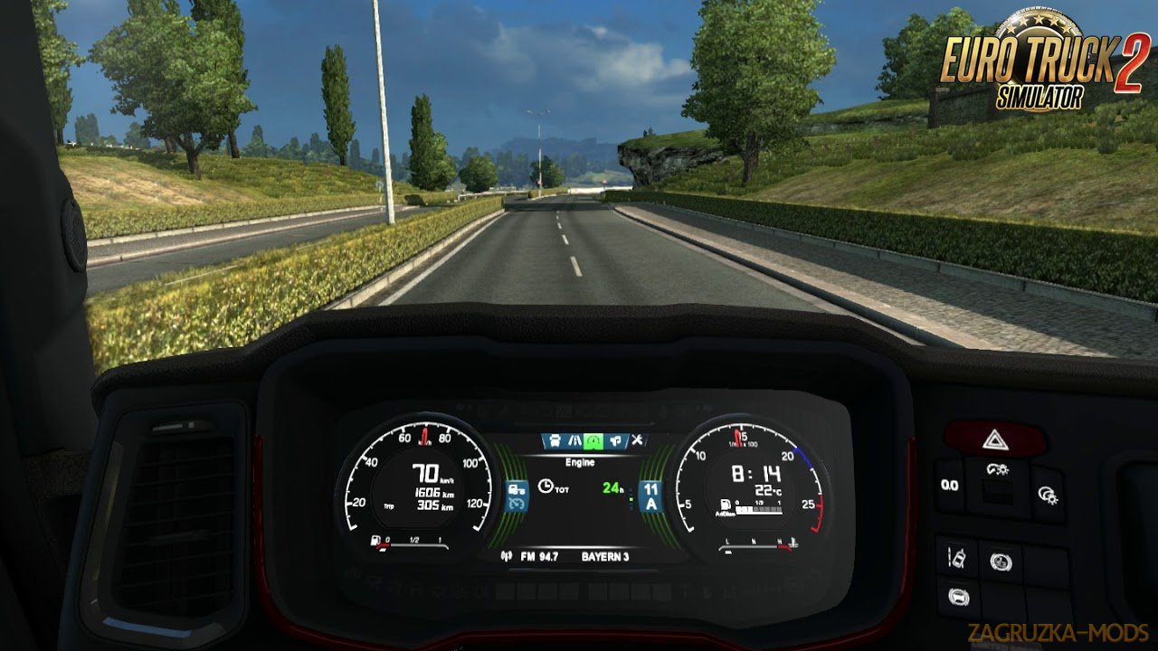 Scania S dashboard computer by Piva