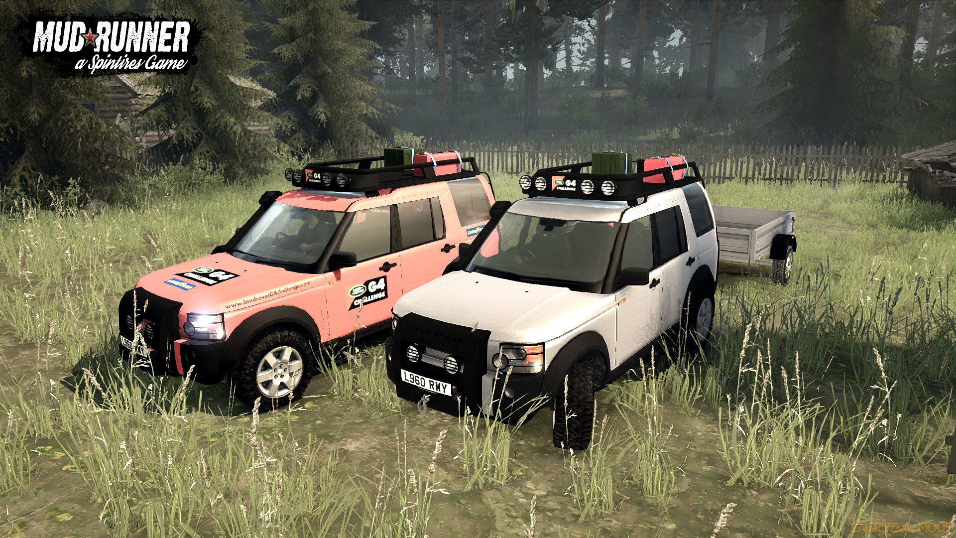 Land Rover Discovery 3/G4 v1.0 (v07.11.17) for Spin Tires: MudRunner