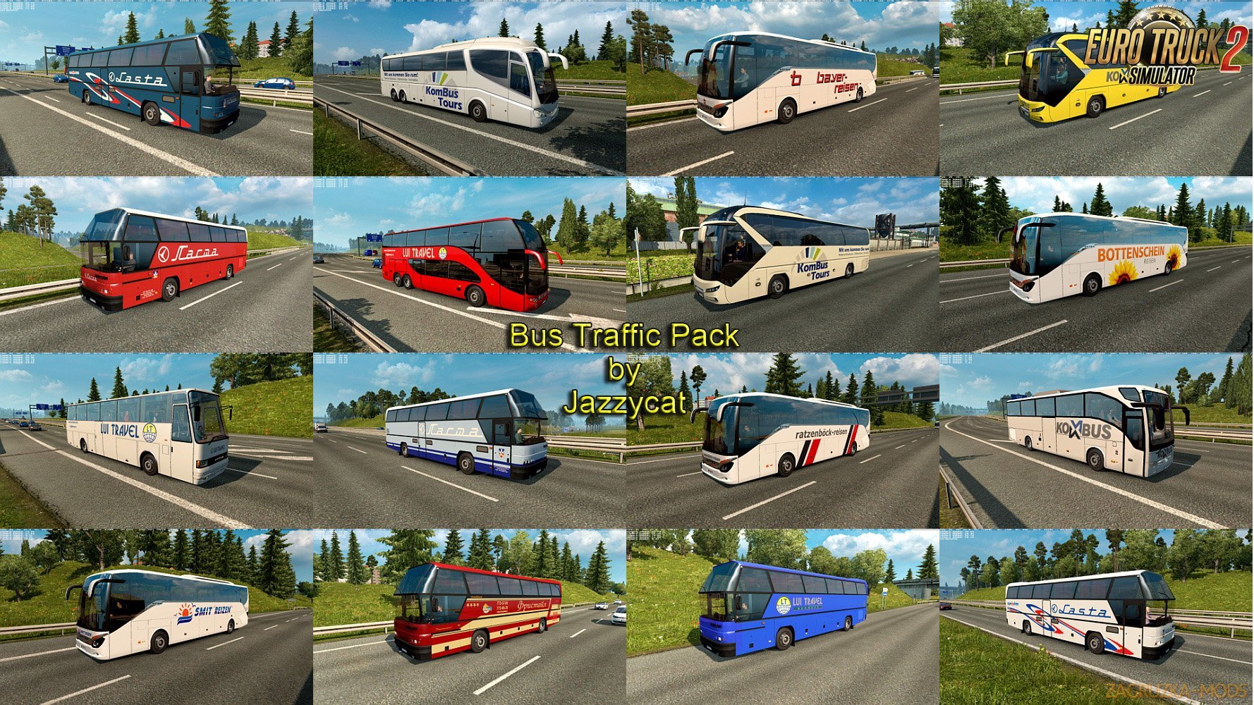 Bus Traffic Pack v3.3 by Jazzycat