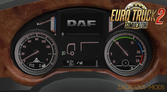 DAF XF Euro6 Board computer with own sounds [1.30.x]