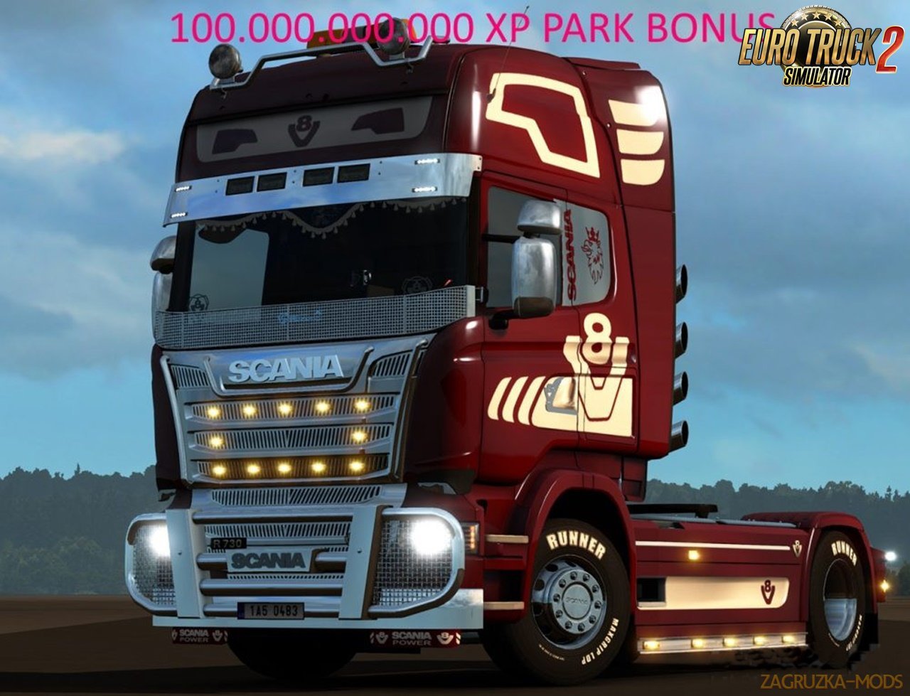 100.000.000.000 XP Park Bonus for Ets2