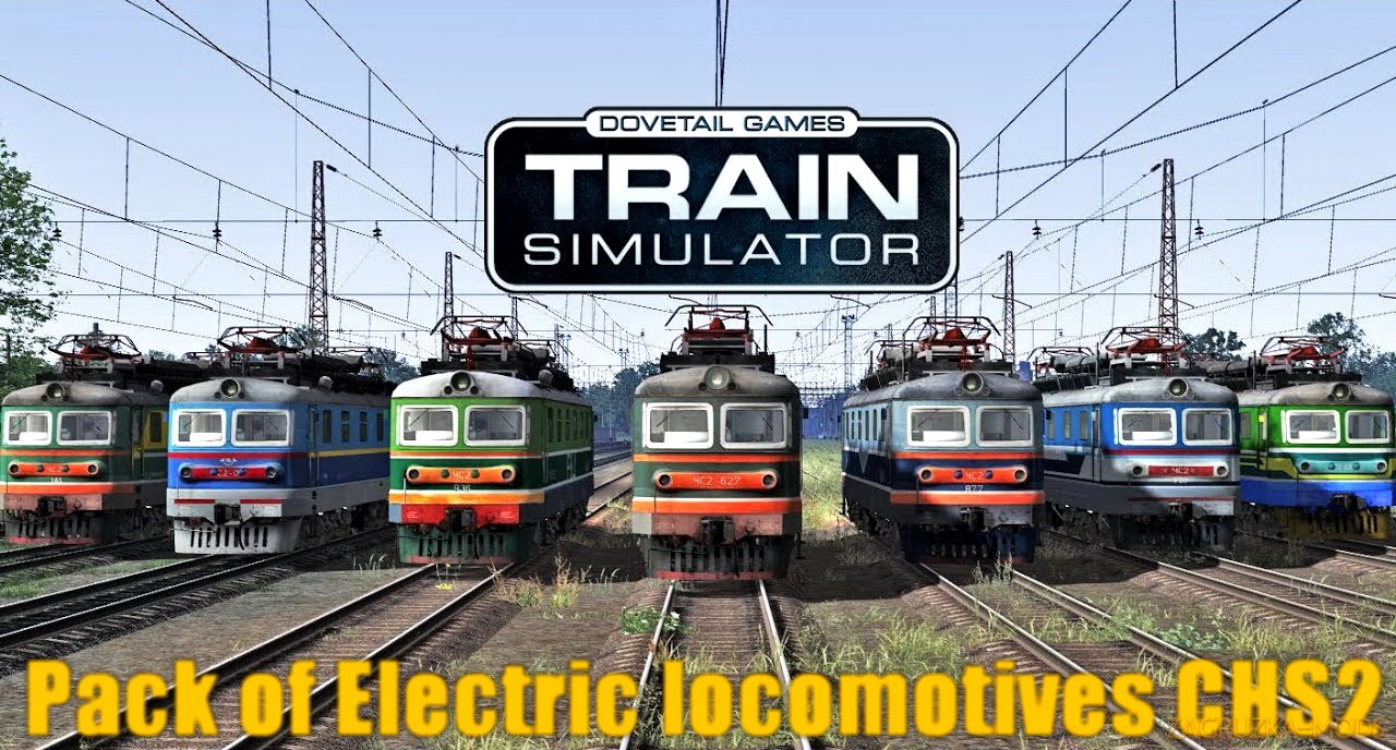 Pack of Electric locomotives CHS2 v1.0 for TS 2018