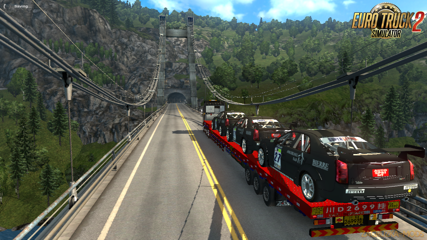 17.5M Flatbed Extreme Long Haul Trailer for Ets2
