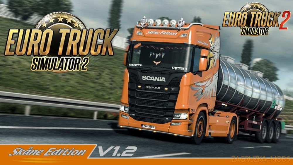 Skåne Edition Skin Pack v1.2 for Scania R, S Next Gen