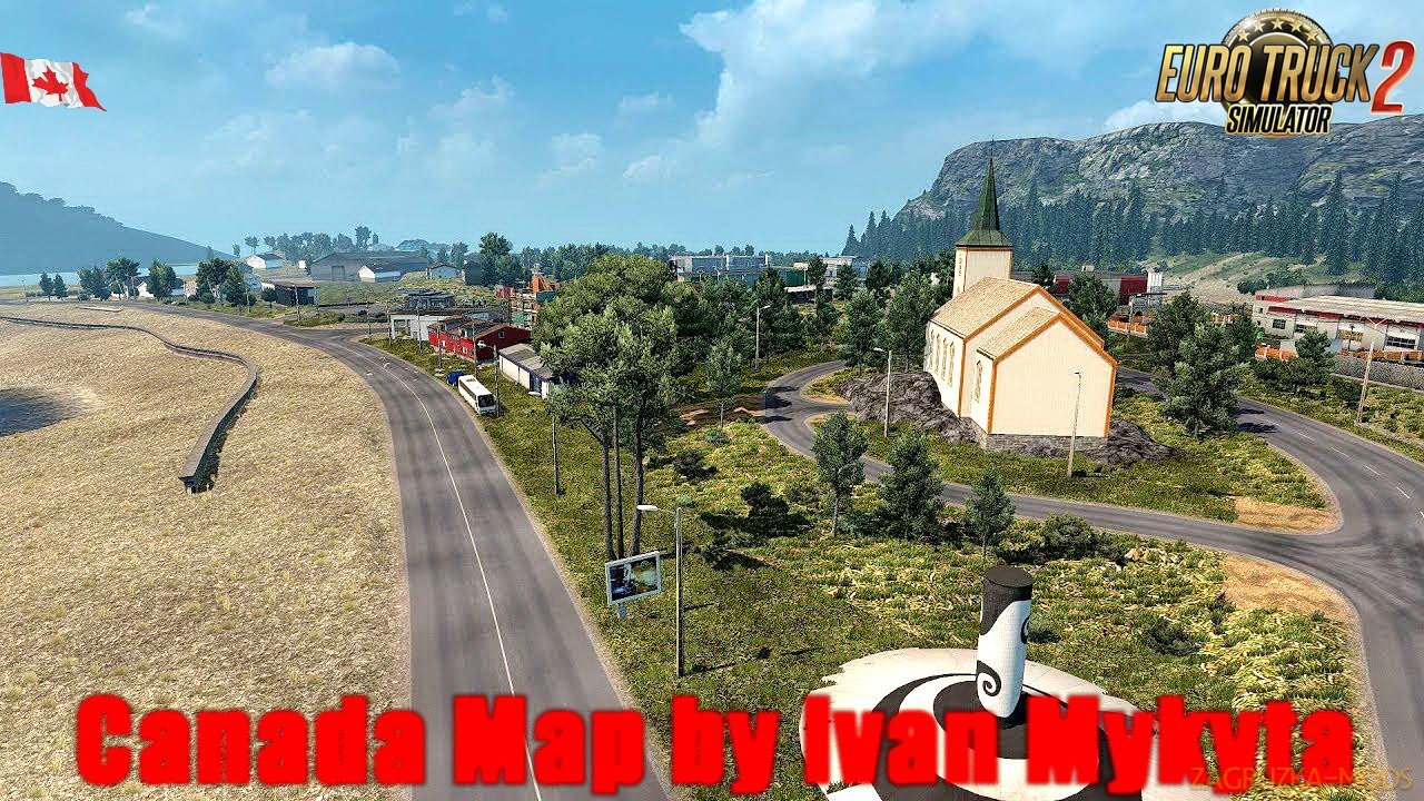 Canada Map v0.1.7 by Ivan Mykyta (1.30.x) for ETS 2