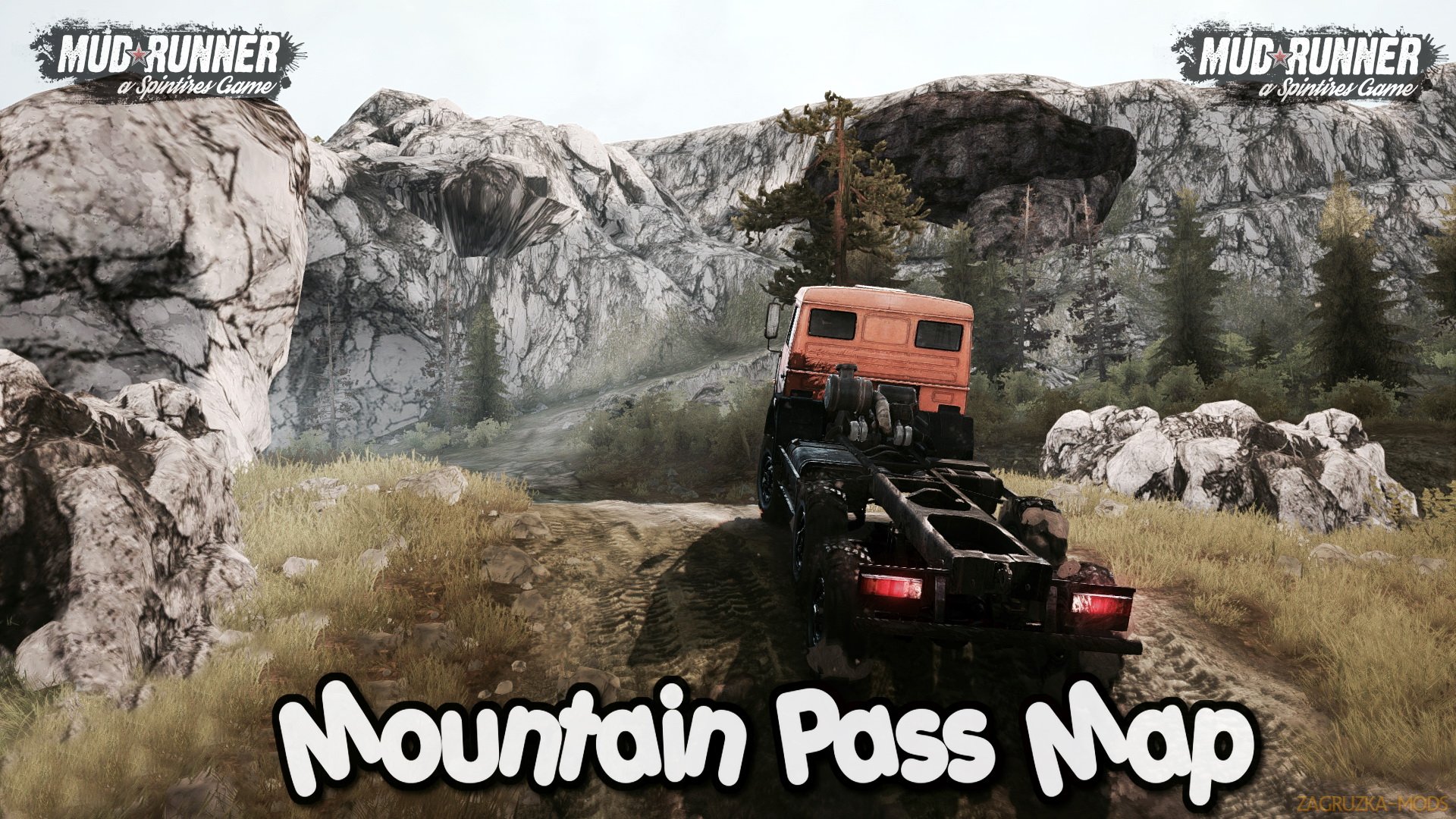 Mountain Pass Map 2018 v1.0 (v11.12.17) for SpinTires Mudrunner
