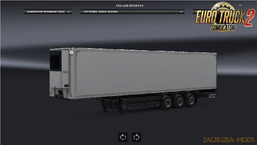 Trailer Coolliner White for Ets2 (MultiPlayer)