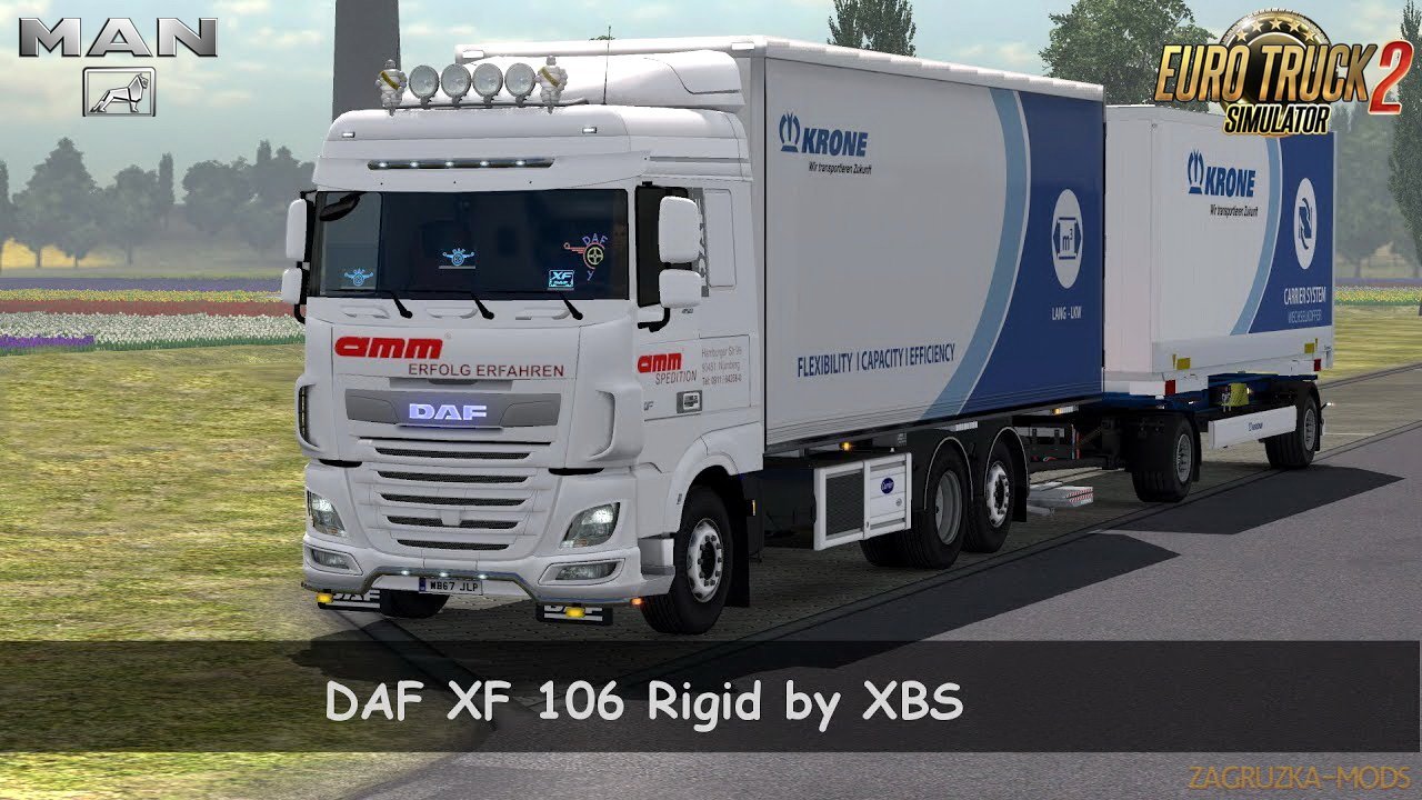 DAF XF 106 Rigid v1.2 by XBS (1.30.x) for ETS 2