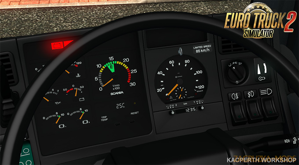 Custom Gauges-Update for the Scania 4