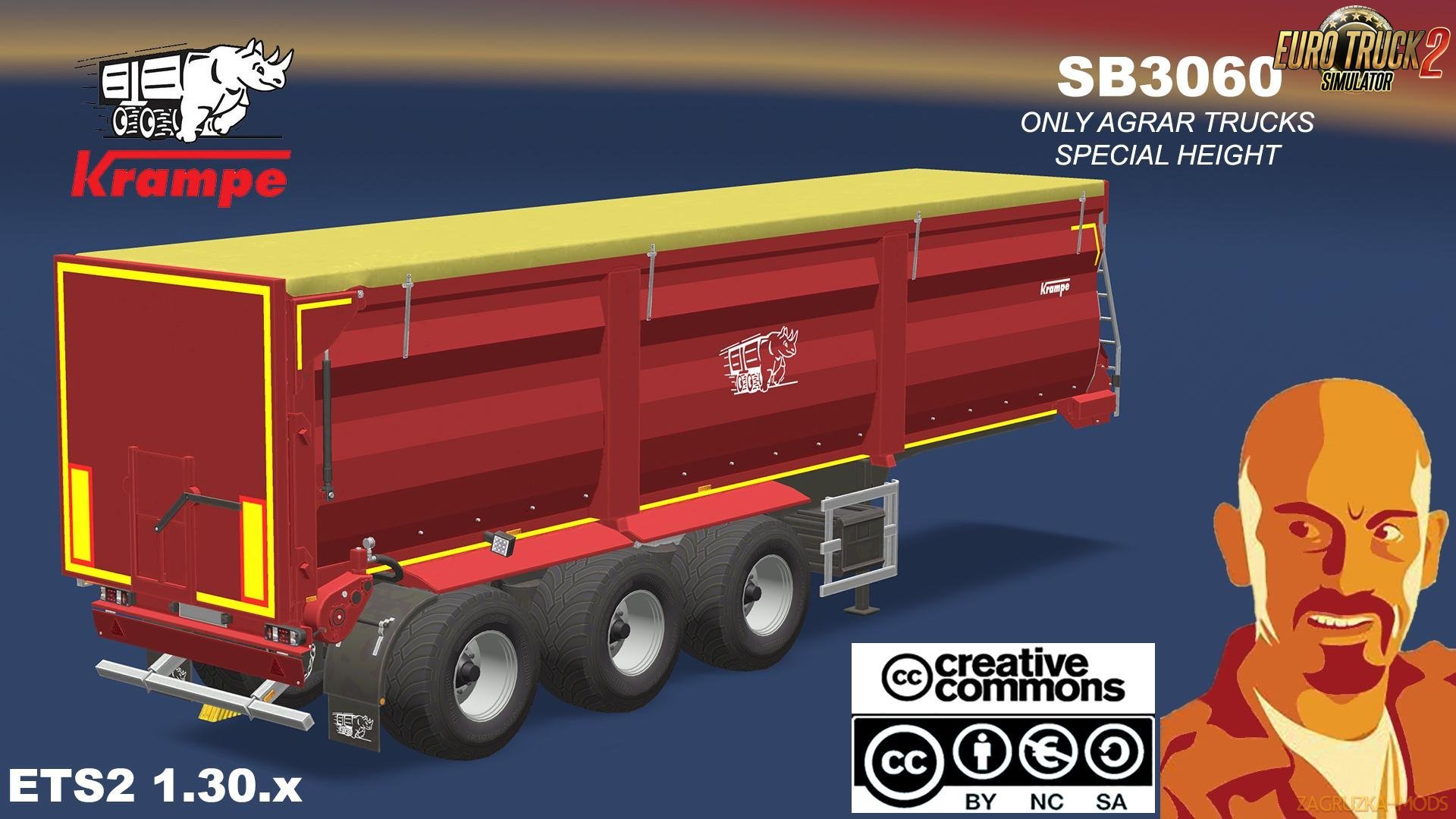 Krampe SB3060 Agrar Trailer (Beta version)