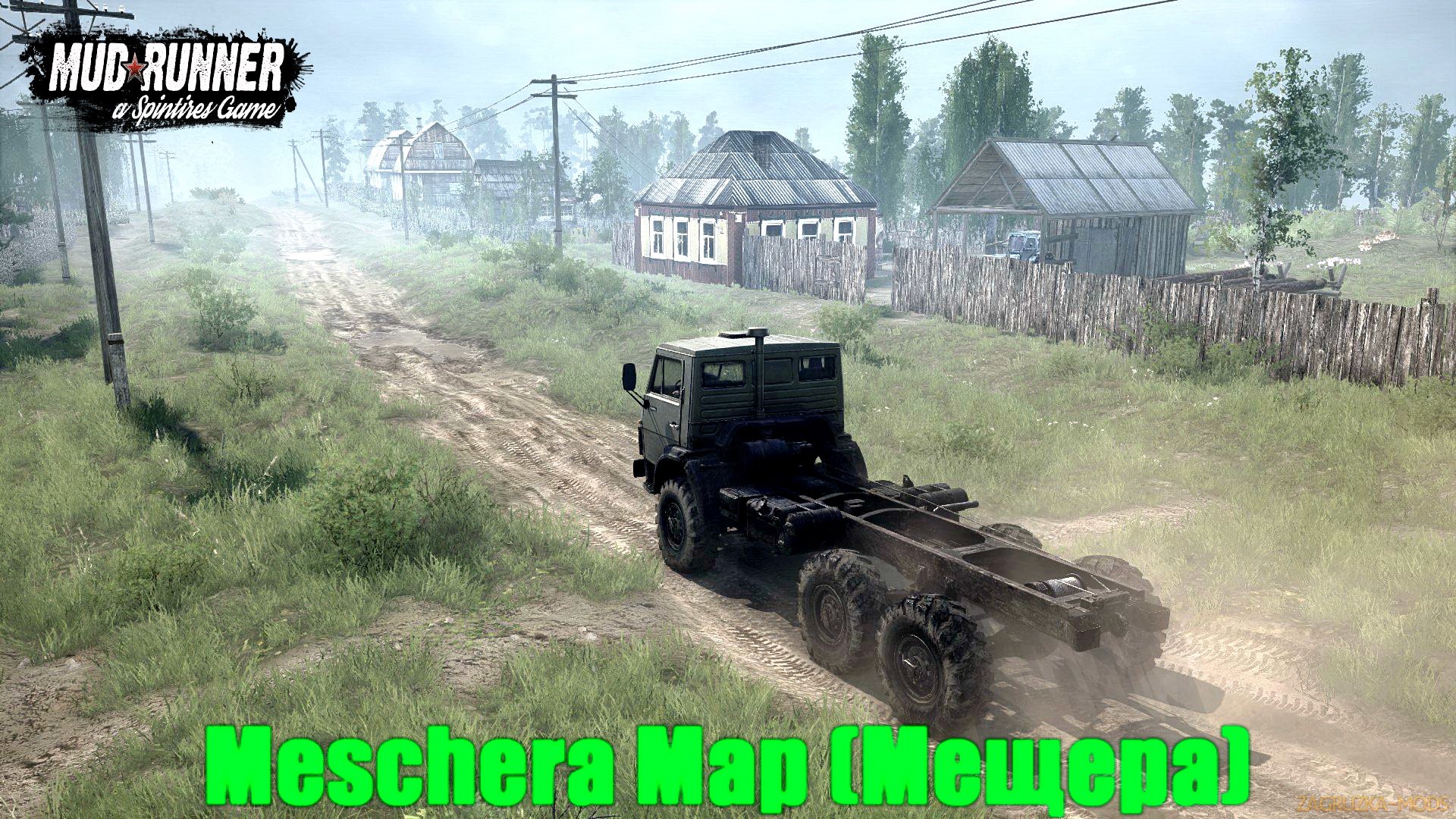 Meschera Map (Мещера) v1.0 (v11.12.17) for SpinTires: MudRunner
