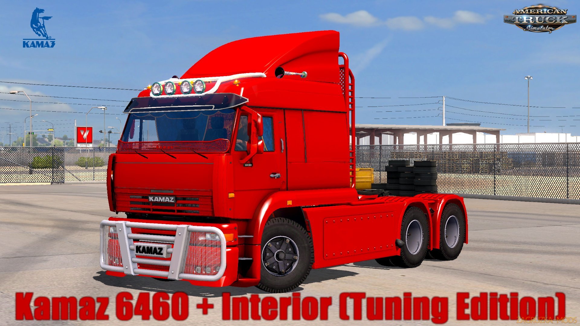 KamAZ 6460 + Interior (Tuning Edition) v1.0 (1.29.x) for ATS