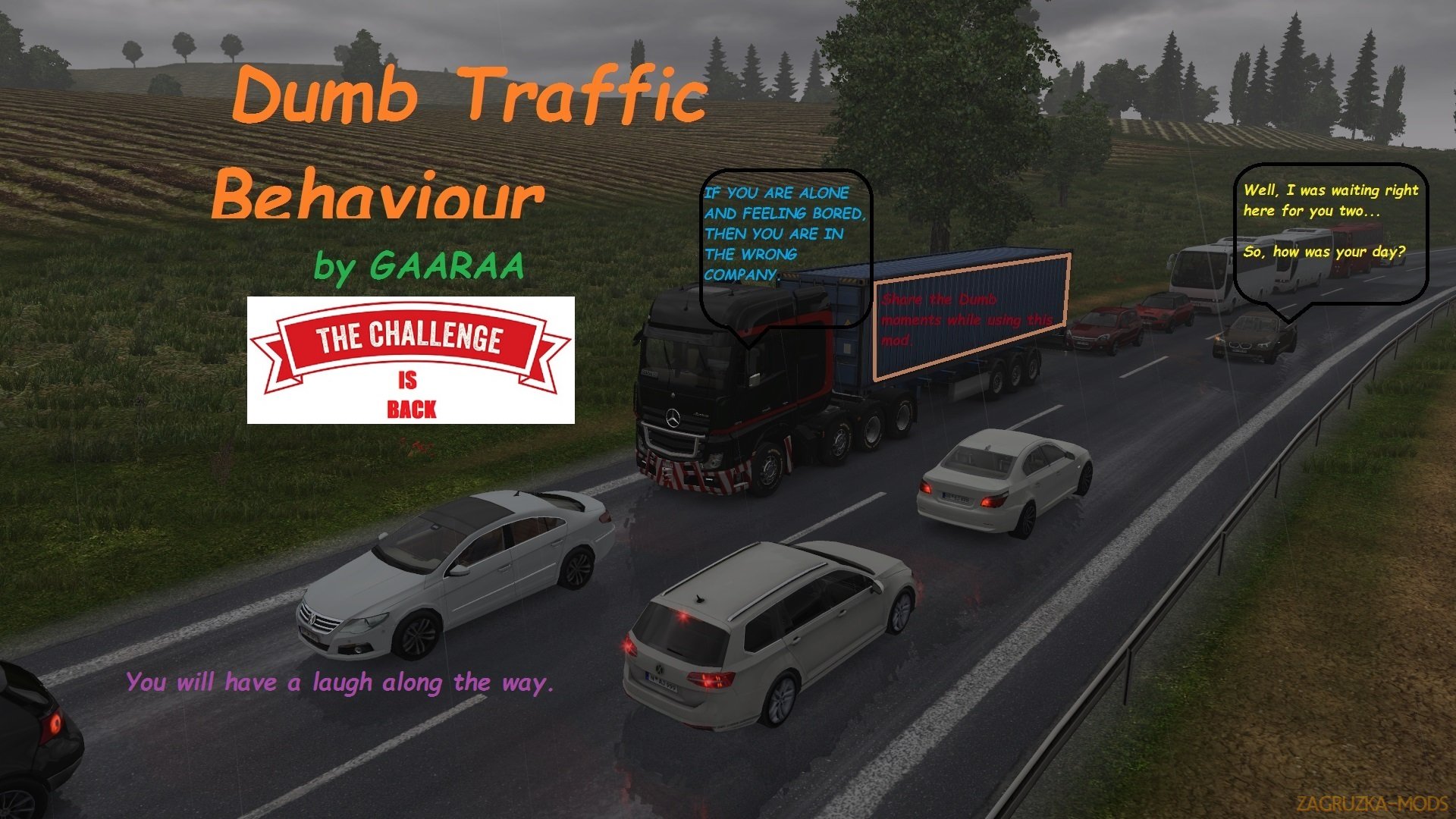 Dumb Traffic Behaviour by GAARAA 1.3