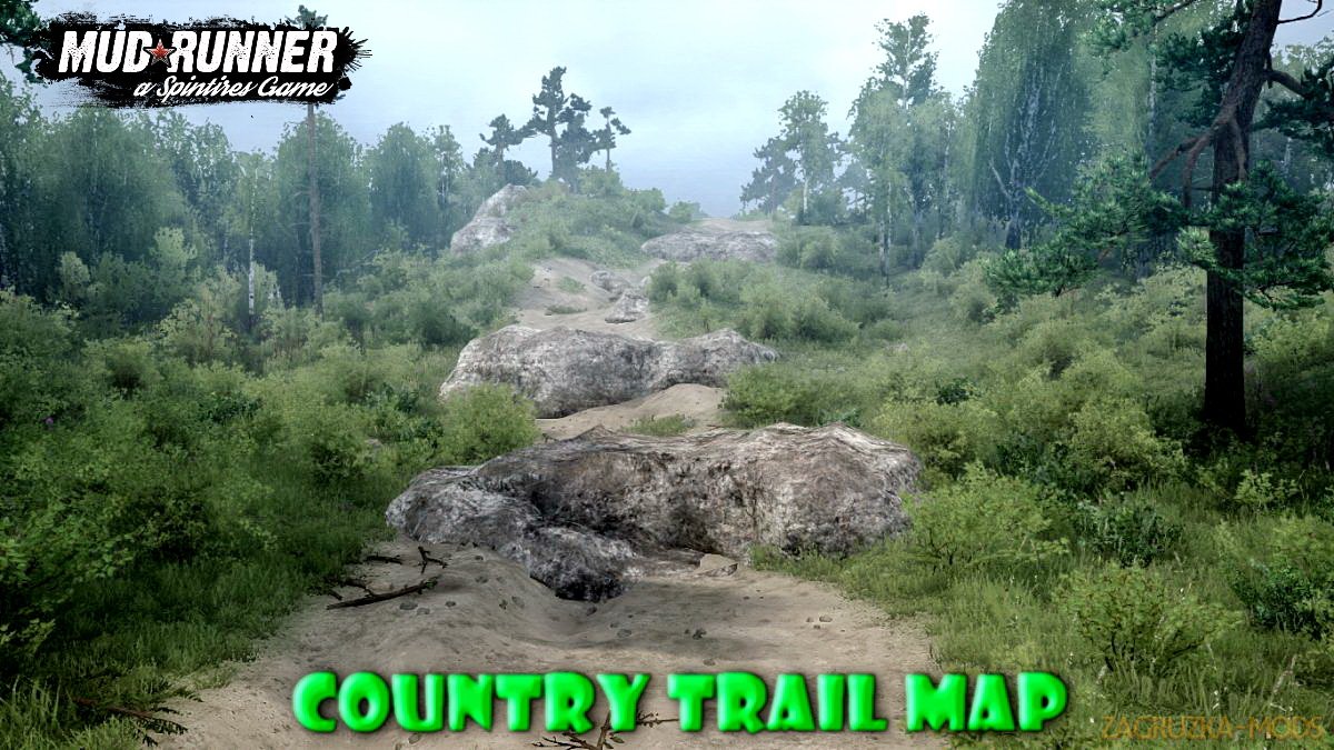 Country Trail Map v1.0 (v11.12.17) for Spin Tires: MudRunner