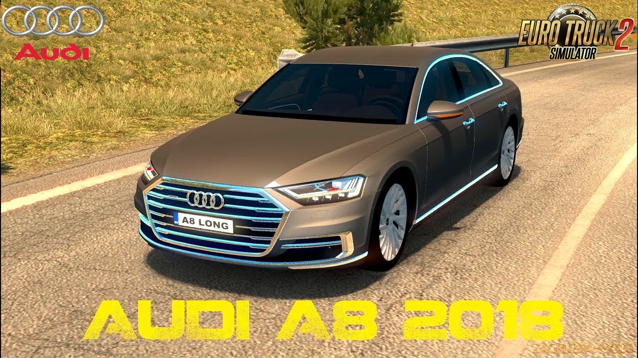 Audi A8 Long 2018 v1.0 (Reworked) (1.30.x) for ETS 2