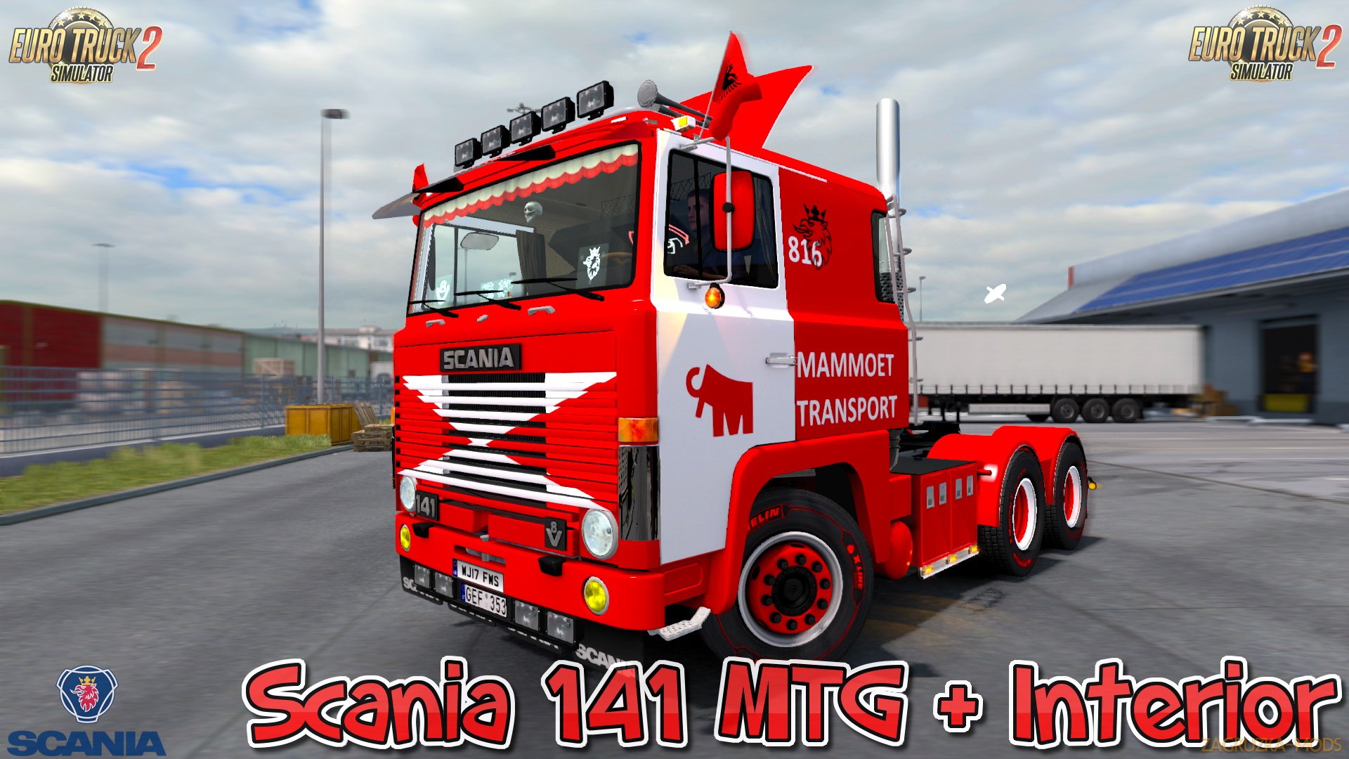 Scania 141 MTG + Interior v1.0 (1.30.x) for ETS 2