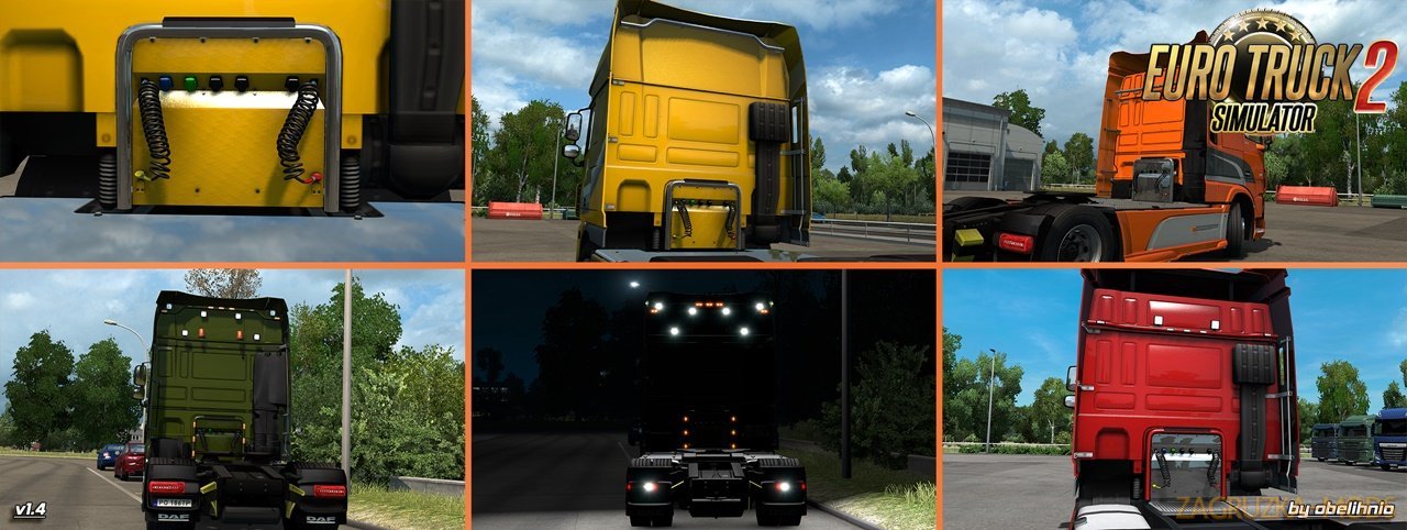 Kelsa Lightbars for DAF XF 105 & 106 v1.6 [1.31.x]