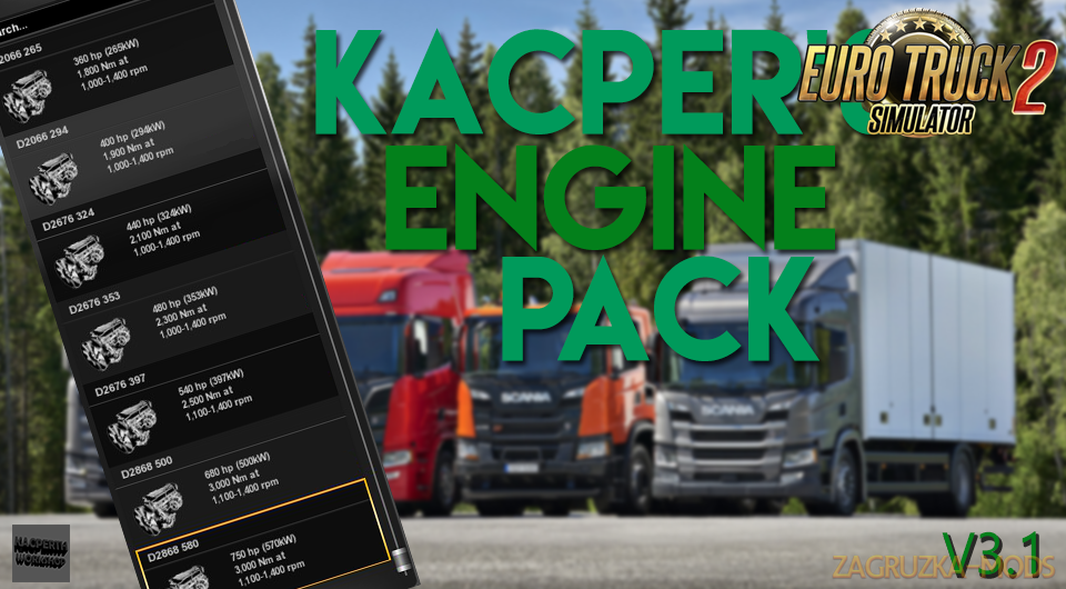 Kacper's Engine Mega Pack v3.1 [1.30.x]